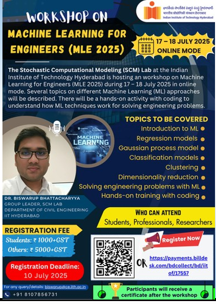 Workshop on Machine Learning for Engineers 