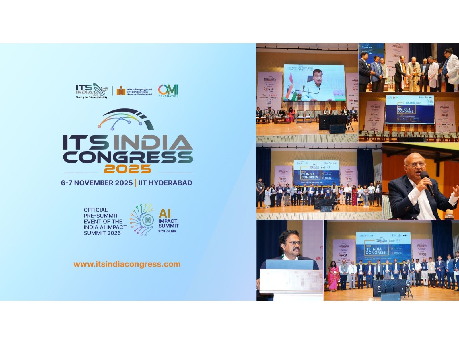First ITS India Congress on 6–7 November 2025 at IIT Hyderabad